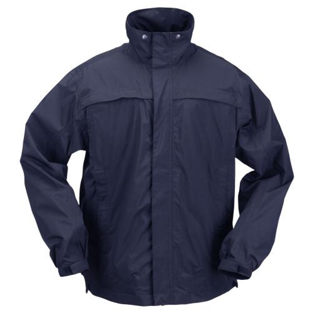 Куртка для штормової погоди 5.11 Tactical TacDry Rain Shell (Dark Navy) 3XL - зображення 1