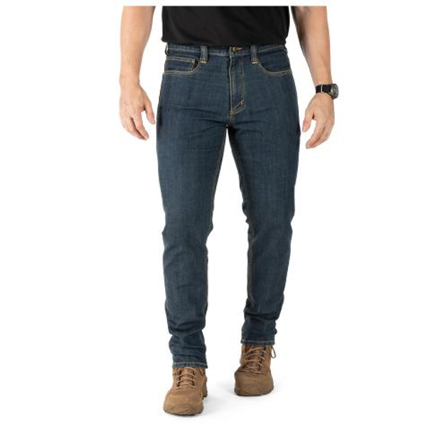 Штаны джинсовые 5.11 Tactical Defender-Flex Slim Jean (Tw Indigo) 32-34 - изображение 1