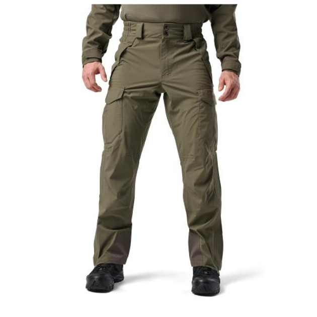 Штани 5.11 Tactical штормові Force Rain Shell Pants (Ranger Green) XL - зображення 1