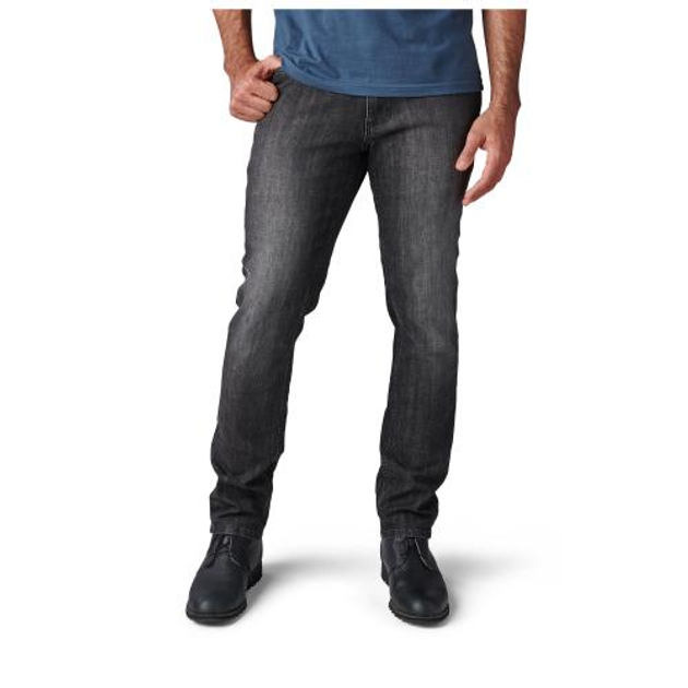 Штаны джинсовые 5.11 Tactical Defender-Flex Slim Jean (Stone Wash Charcoal) 36-30 - изображение 1