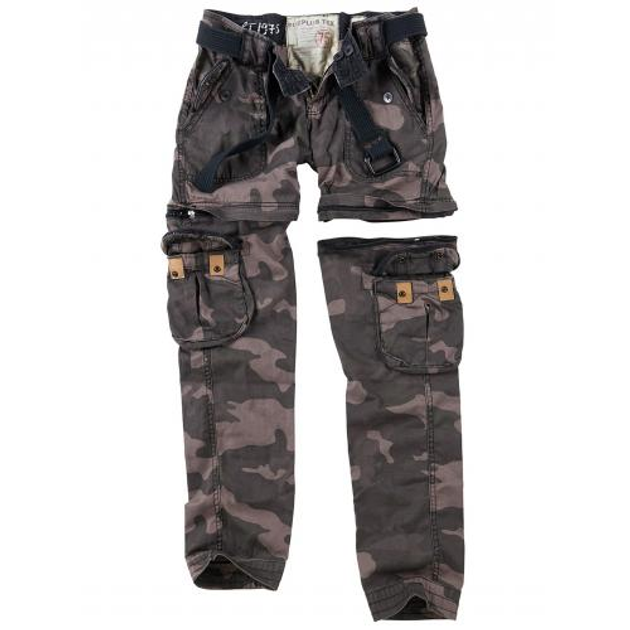 Брюки Surplus Raw Vintage мілітарі жіночі SURPLUS LADIES TREKKING PREMIUM (Black Camo) 40 - зображення 2