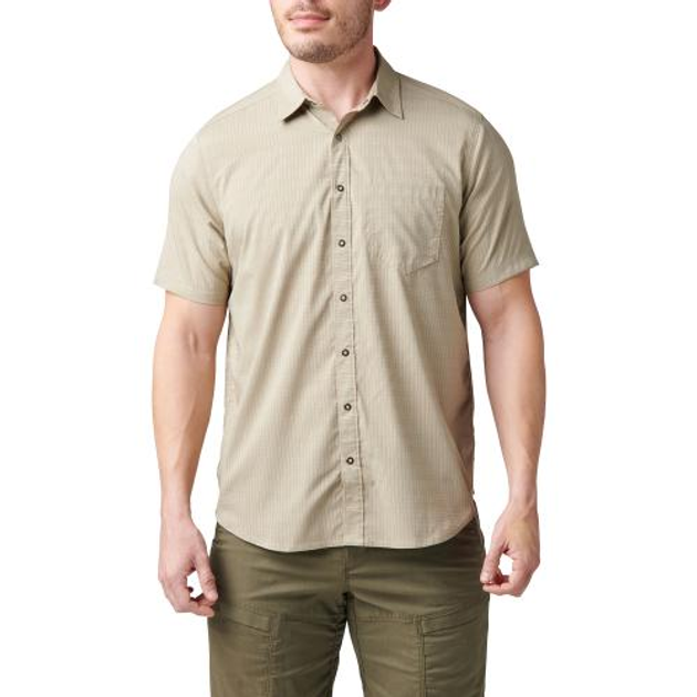 Сорочка 5.11 Tactical Aerial Short Sleeve Shirt (Khaki) XL - зображення 1