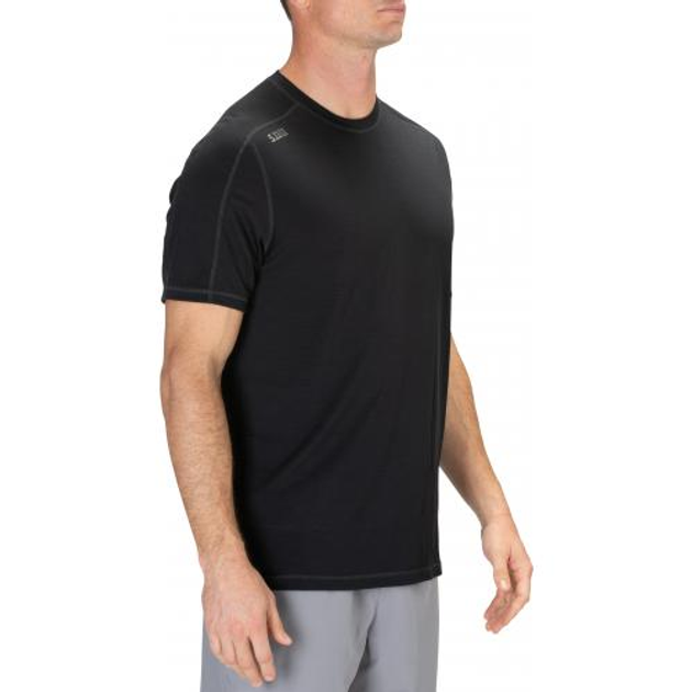 Футболка 5.11 Tactical RANGE READY MERINO WOOL SHORT SLEEVE (Black) M - изображение 2