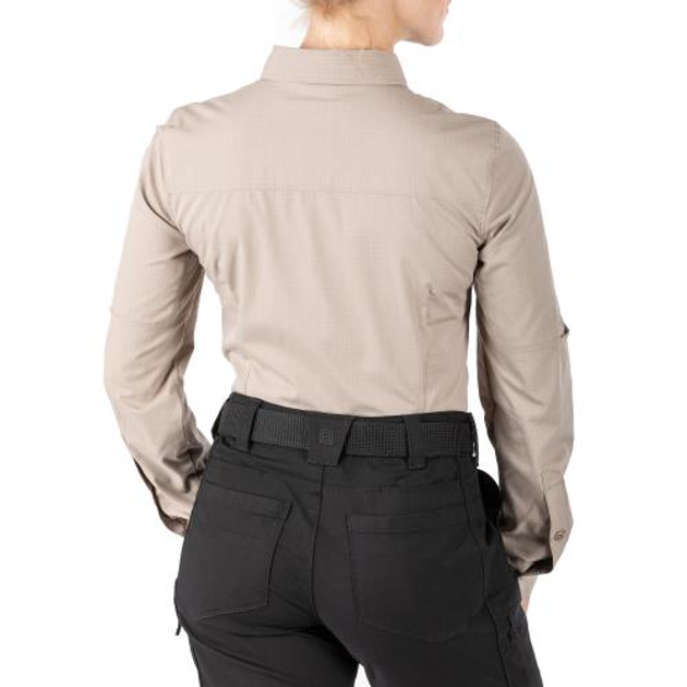 Рубашка 5.11 Tactical женская Women' Stryke Long Sleeve Shirt (Khaki) S - изображение 2