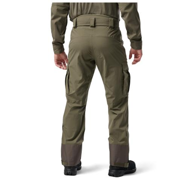 Штани 5.11 Tactical штормові Force Rain Shell Pants (Ranger Green) 2XL - зображення 2