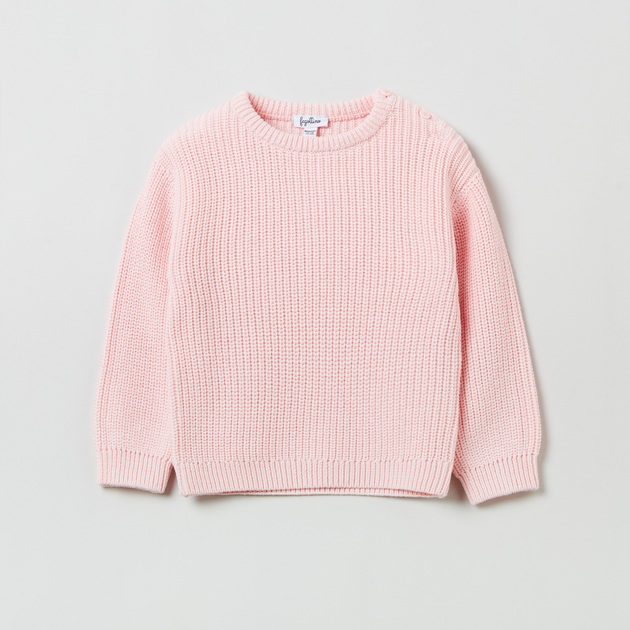 Sweter dla dziewczynki OVS 1892037 104 cm Różowy (8052147139640) - obraz 1