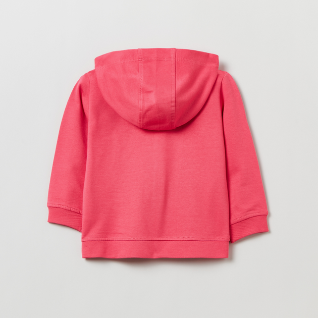 Bluza dla dziewczynki rozpinana z kapturem OVS 1844186 104 cm Różowa (8056781819562) - obraz 2