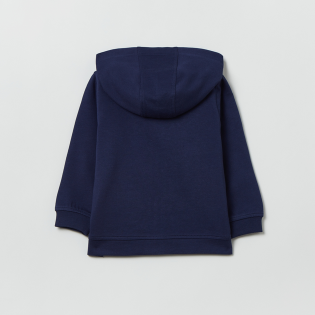 Bluza dla dziewczynki rozpinana z kapturem OVS 1844191 80 cm Granatowa (8056781819579) - obraz 2