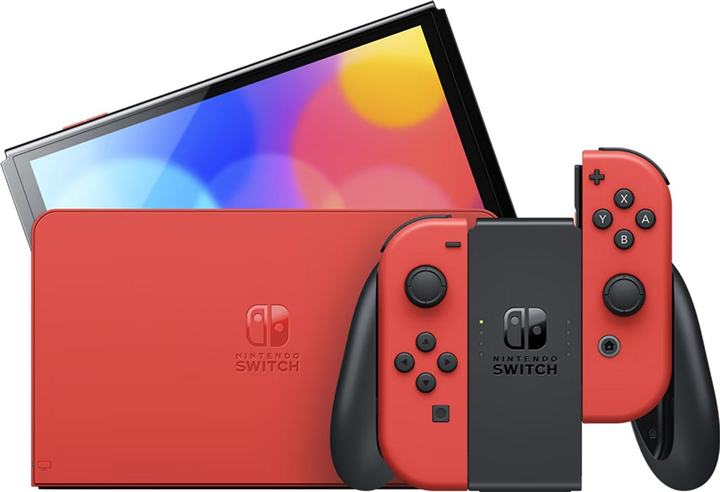 Konsola do gier Nintendo Switch OLED Mario Red Edition (0045496453633) - obraz 2