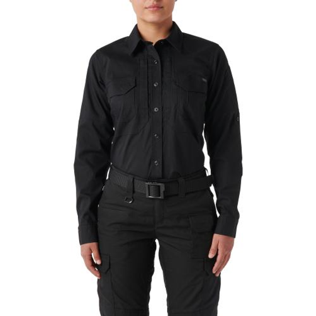 Рубашка женская 5.11 Tactical Women’s ABR Pro Long Sleeve Shirt 5.11 Tactical Black, S (Черный) Тактическая - изображение 1