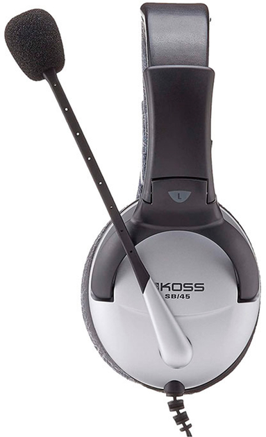 Навушники Koss SB45 Over-Ear Wired Microphone Silver Black (195679) - зображення 3