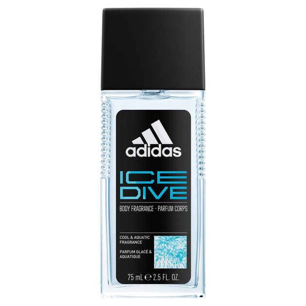 Dezodorant Adidas Ice Dive Body Fragrance 75 ml (3616303321963) - obraz 1