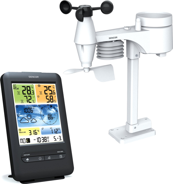Stacja pogodowa Sencor SWS 9898 WiFi - obraz 3