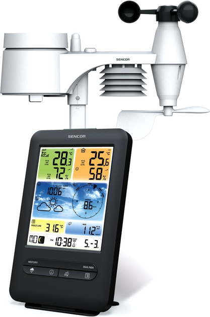 Stacja pogodowa Sencor SWS 9898 WiFi - obraz 5