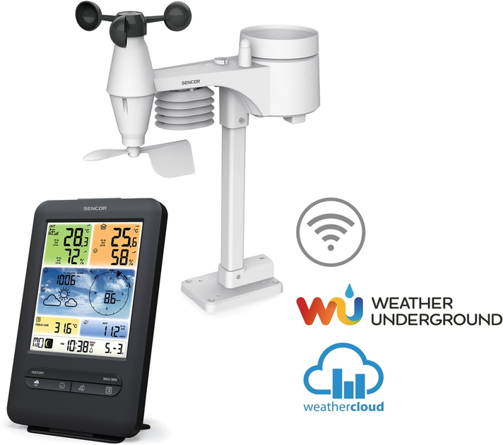 Stacja pogodowa Sencor SWS 9898 WiFi - obraz 8