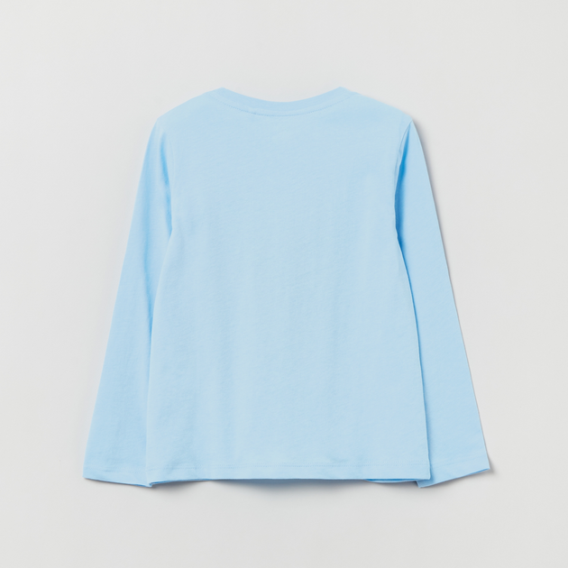 Bluza bez kaptura dziewczęca OVS 1843781 110 cm Błękitna (8056781808160) - obraz 2