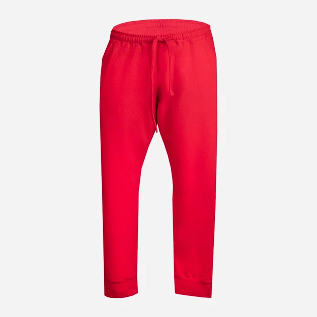Spodnie dresowe męskie DKaren Pants Justin L Czerwone (5903251464551) - obraz 3