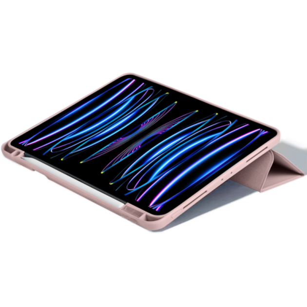Чехол книжка WIWU Skin Feeling Protective Case for iPad Pro 12.9 5th Gen 2021 M1 6th Gen 2022 M2, Pink - Фото 4 Чехол книжка WIWU Skin Feeling Protective Case for iPad Pro 12.9 5th Gen 2021 M1 6th Gen 2022 M2, Pink - изображение 4