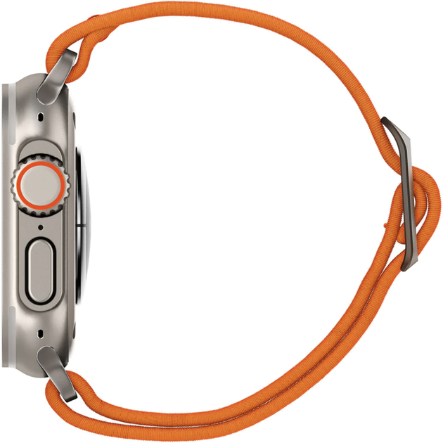 Тканинний ремінець для годинника Spigen Fit Lite for Watch 49/45/44/42mm, Orange (AMP05986) браслет для apple watch - зображення 5