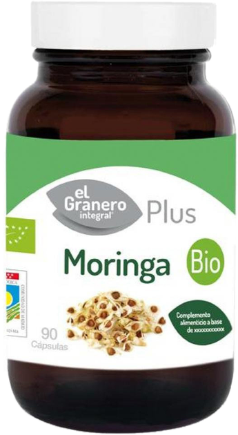 Suplement diety El Granero Moringa Bio 400 mg 90 kapsułek (8422584034486) - obraz 1