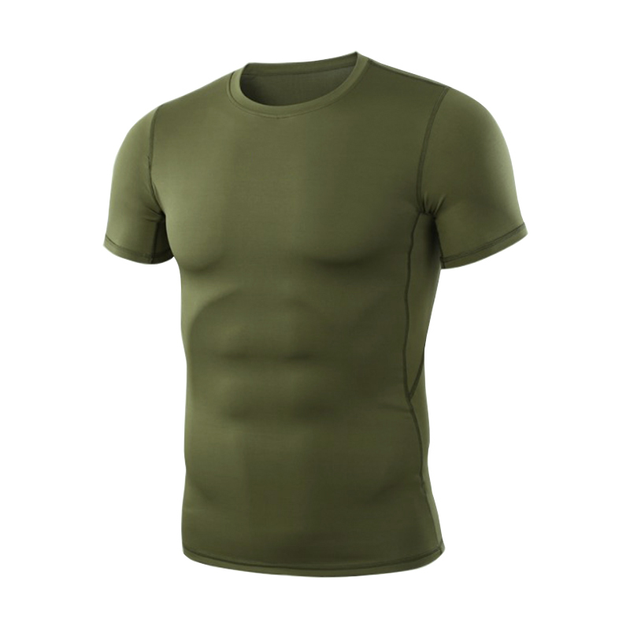 Тактична футболка з коротким рукавом Lesko A159 Green XL - зображення 1