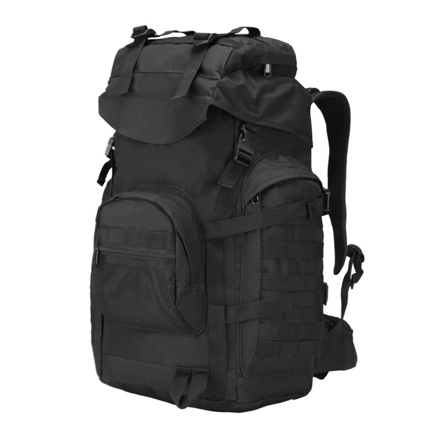 Рюкзак тактичний AOKALI Outdoor A51 50L Black - зображення 1
