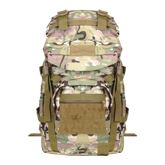 Рюкзак тактичний AOKALI Outdoor A51 50L Camouflage CP спортивний для туризму та подорожей - зображення 2