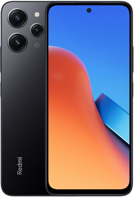 Мобільний телефон Xiaomi Redmi 12 4/128GB Midnight Black (6941812731208) - зображення 1