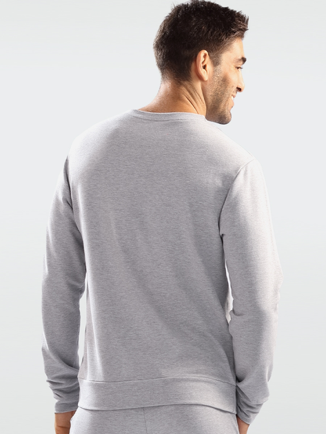 Sweter męski bawełniany DKaren Sweatshirt Justin XL Szary (5903251464889) - obraz 2