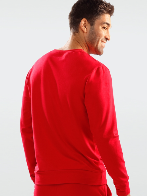 Sweter męski bawełniany DKaren Sweatshirt Justin XL Czerwony (5903251464926) - obraz 2