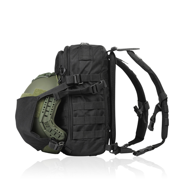 Тактичний рюкзак UkrArmor DM20 28х15х40 см 20 л Чорний - зображення 2