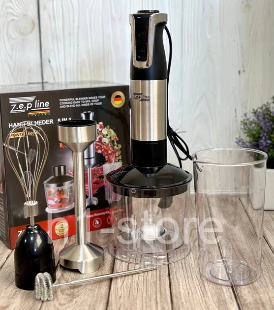 Блендер погружной 5в1 электрический Zepline ZP-073 блендер ручной