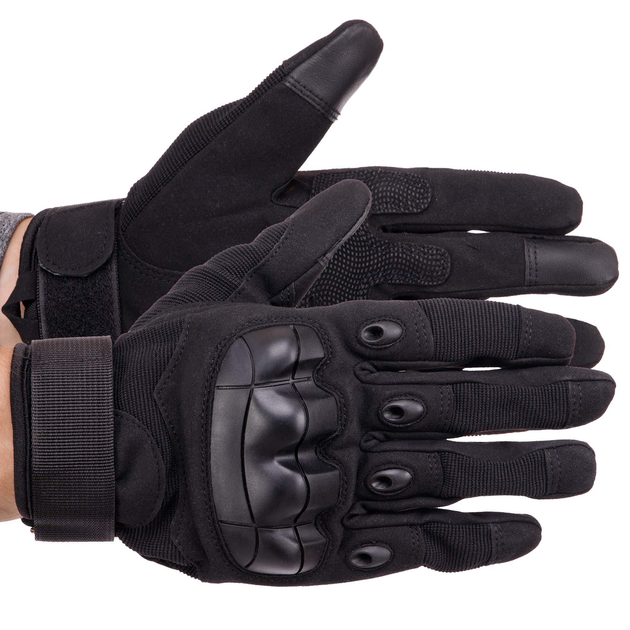 Перчатки тактичні із закритими пальцями SP-Sport BC-8794 Чорний розмір: M - зображення 1