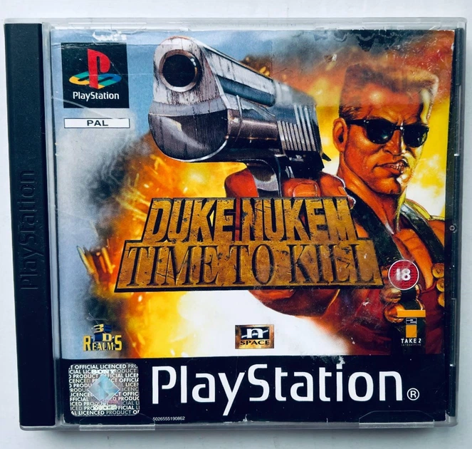 Duke Nukem Time to Kill, Б/У, английская версия - диск для PlayStation 1 - Фото 1 Duke Nukem Time to Kill, Б/У, английская версия - диск для PlayStation 1 - изображение 1