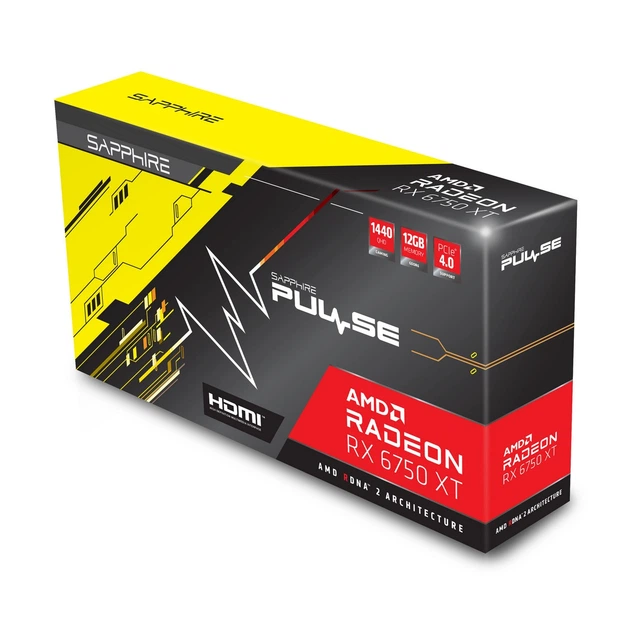 Видеокарта Sapphire Radeon RX 6750 XT 12GB GDDR6 Pulse Gaming OC