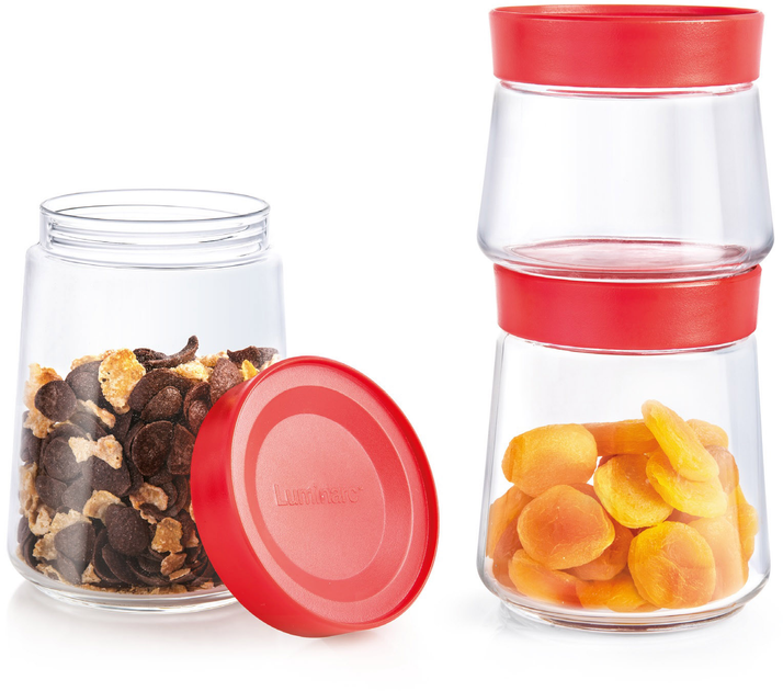 Банка для сыпучих продуктов Luminarc Swing Red 1 л (Q6639) – купить ...
