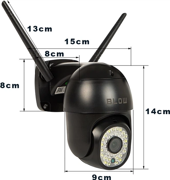 IP-камера Blow H-335 PTZ WiFi 5MP (78-823#) - зображення 3