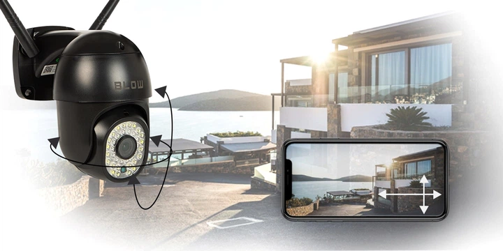 IP-камера Blow H-335 PTZ WiFi 5MP (78-823#) - зображення 6