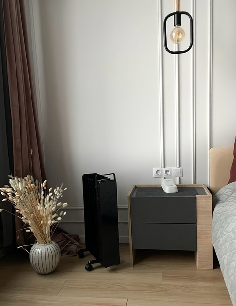 Масляный обогреватель SUNTECH TI-1100В 2500W | 11 секций, черный - изображение 8