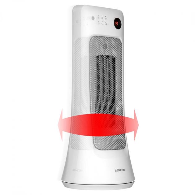 Тепловентилятор Sencor SFH 8019WH Ceramic radiator, White Белый (1302717) - изображение 9