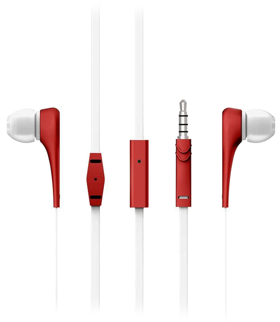 Słuchawki Energy Sistem Style 1+ Czerwony (8432426446001) - obraz 2