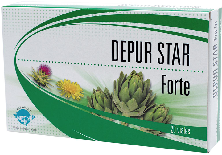 Suplement diety Espa-Diet Depur Star Forte 20 fiolek (8436021822055) - obraz 1