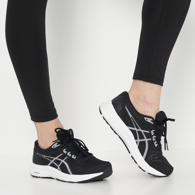 Жіночі кросівки для бігу ASICS Gel-Contend 8 1012B320-002 40 (8.5US) 25.5 см Чорний/Білий (4550455592729) - зображення 2