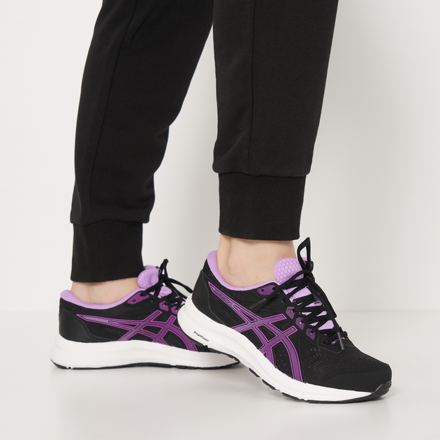 Buty do biegania po asfalcie damskie ASICS Gel-Contend 8 1012B320-005 38 (7US) 24 cm Czarny/Fioletowy (4550455594747) - obraz 2