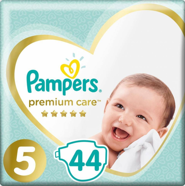 Pieluchy Pampers Premium Care Rozmiar 5 (11-16 kg) 44 szt (4015400278870) - obraz 1