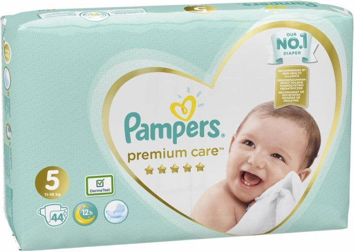Pieluchy Pampers Premium Care Rozmiar 5 (11-16 kg) 44 szt (4015400278870) - obraz 4