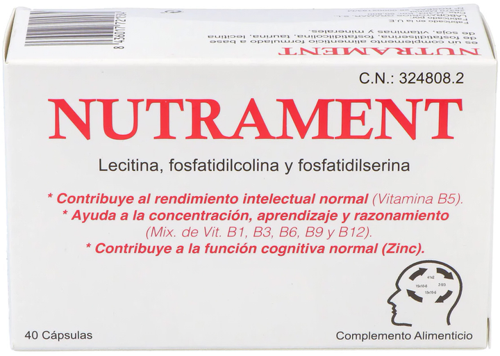 Suplement diety Pharma OTC Nutrament 40 kapsułek (8436017721584) - obraz 1