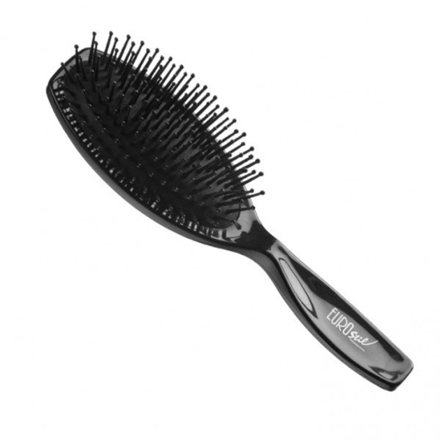 Щітка для волосся Eurostil Pua Plastico Cepillo Pequeño Negro Negro (8423029002060) - зображення 1
