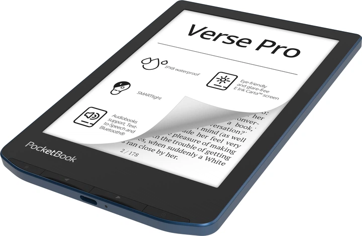 Електронна книга PocketBook 634 Verse Pro Azure (PB634-A-WW) - зображення 4