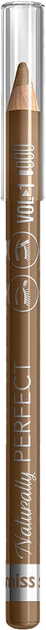 Олівець для очей Miss Sporty Naturally Perfect 012 Blond Brown 0.78 г (3616303416737) - зображення 1